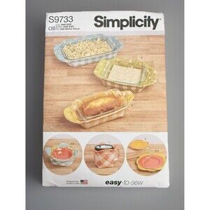 Simplicity S9733 Kitchen Cozies for Pans, Bowls, Plates & Ice Cream Pint UNCUT